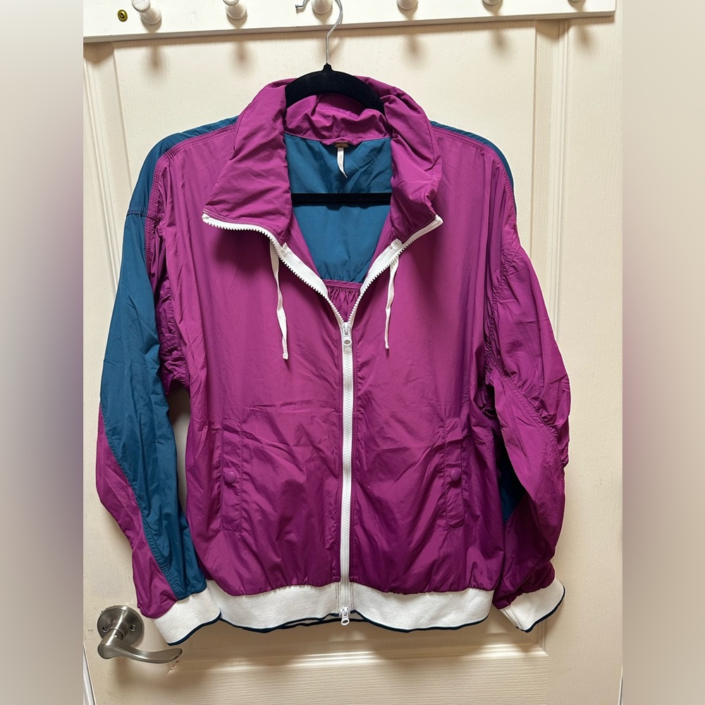 Free People windbreaker jacket